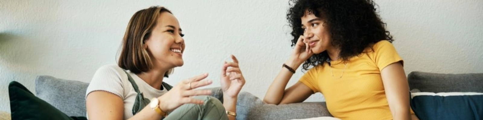Friends enjoying a well-designed living room